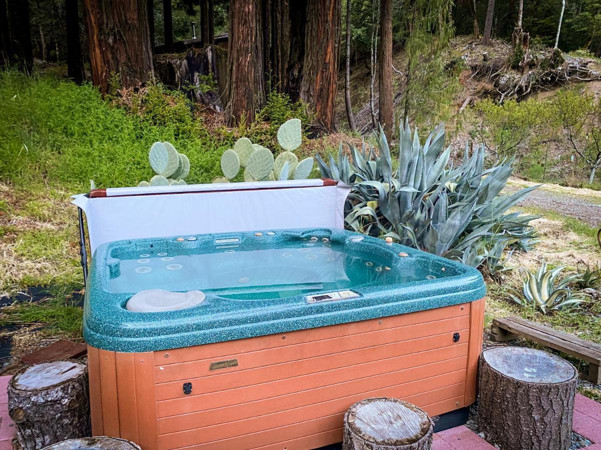 Hotel Glamping In The Redwoods With A Hot Tub! Garberville Exteriér fotografie